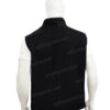Cole Hauser Yellowstone Rip Wheeler Black Wool Vest Cole Hauser Yellowstone Rip Wheeler Black Wool Vest