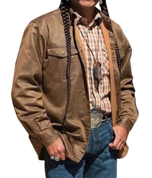 	Mo Brings Plenty Yellow-stone Rainwater Brown Jacket