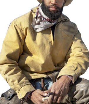 	Denim Richards Yellow-stone Mens Cotton Yellow Jacket