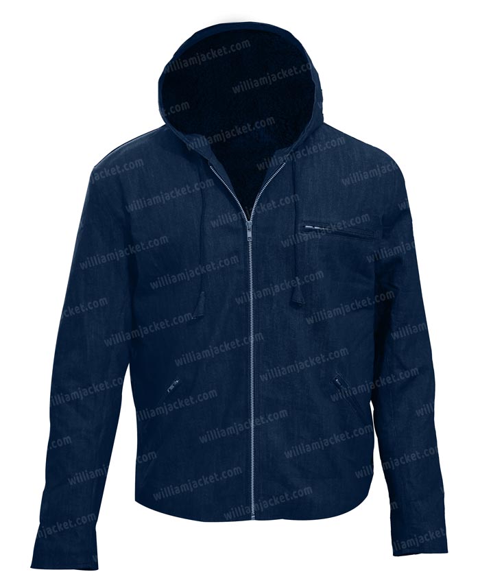 Kevin Costner Yellowstone John Dutton Hooded Blue Denim Jacket Kevin Costner Yellowstone John Dutton Hooded Blue Denim Jacket