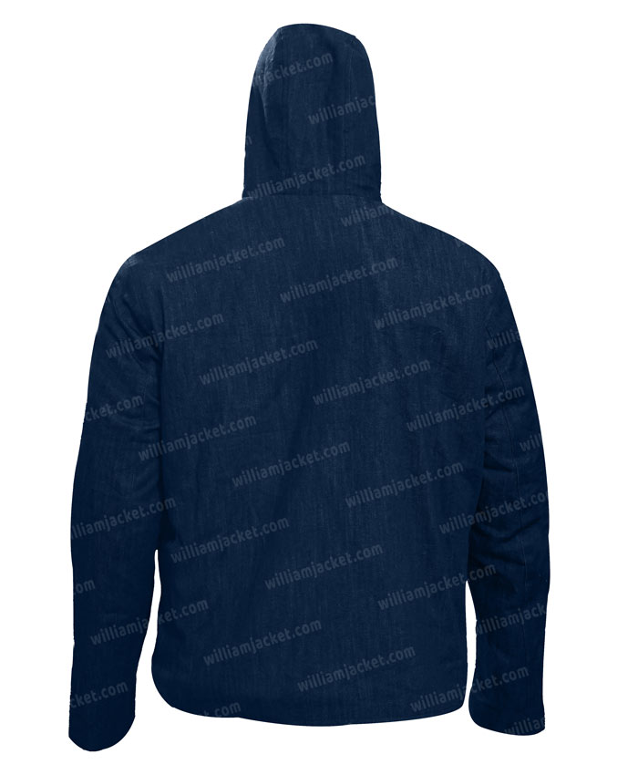 Kevin Costner Yellowstone John Dutton Hooded Blue Denim Jacket Kevin Costner Yellowstone John Dutton Hooded Blue Denim Jacket