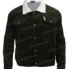  	Men’s Charcoal Yellowstone Corduroy Trucker Jacket