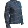  	Kelly Reilly Yellowstone Beth Dutton Blue Denim Jacket