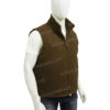  	Yellowstone S03 John Dutton Beige Mens Wool Vest