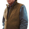  	Yellowstone S03 John Dutton Beige Mens Wool Vest