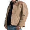  	Men Yellowstone S03 Ep08 John Dutton Brown Leather Jacket