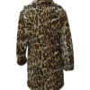  	Beth Dutton Yellowstone S02 Leopard Print Fur Trench Coat
