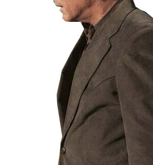 	Kevin Costner Yellow-stone John Corduroy Blazer Dress