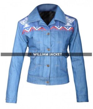  	Yellowstone S03 Monica Dutton Jean Denim Jacket