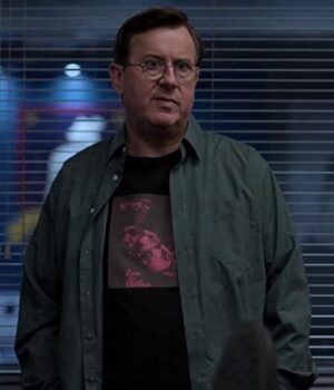  	Higgins Ted Lasso Shirt Style Green Cotton Jacket