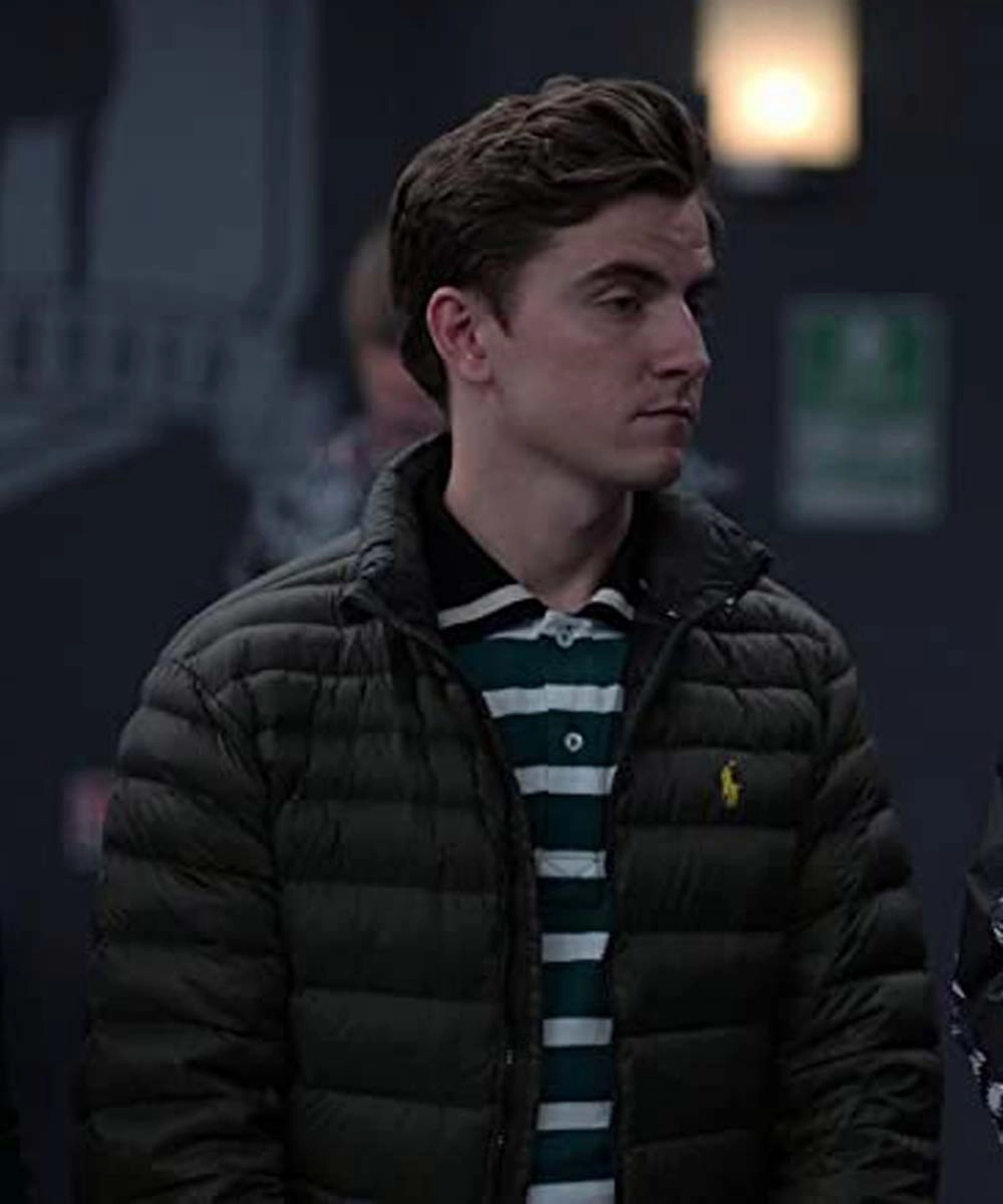 Ted Lasso Colin Hughes Quilted Parachute Puffer Jacket Ted Lasso Colin Hughes Quilted Parachute Puffer Jacket