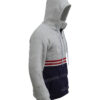  	Phil Dunster Ted Lasso Grey and Blue Hooded Jacket