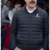  	Ted Lasso S02 Jason Sudeikis Navy Blue Parachute Puffer Jacket