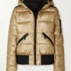 Juno Temple Ted Lasso S02 Keeley Jones Golden Puffer Jacket Juno Temple Ted Lasso S02 Keeley Jones Golden Puffer Jacket