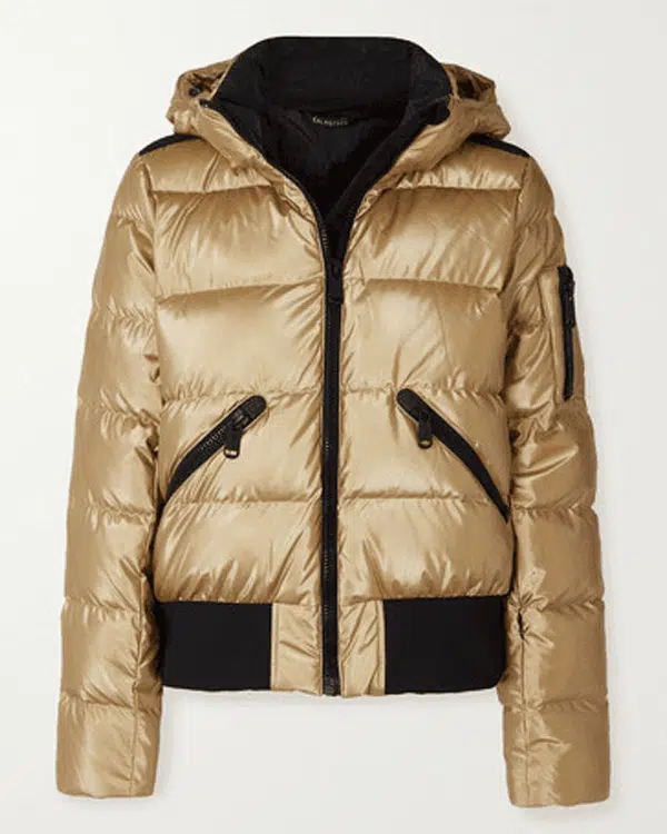 Juno Temple Ted Lasso S02 Keeley Jones Golden Puffer Jacket Juno Temple Ted Lasso S02 Keeley Jones Golden Puffer Jacket