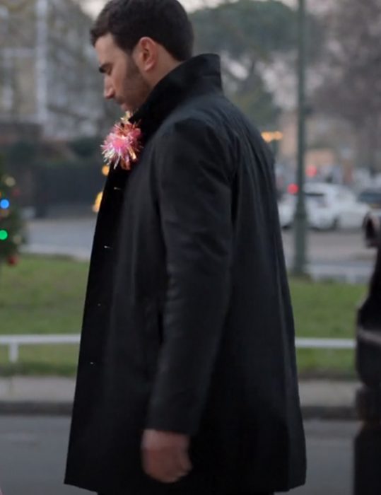 Brett Goldstein Ted Lasso Roy Kent Black Cotton Coat Brett Goldstein Ted Lasso Roy Kent Black Cotton Coat