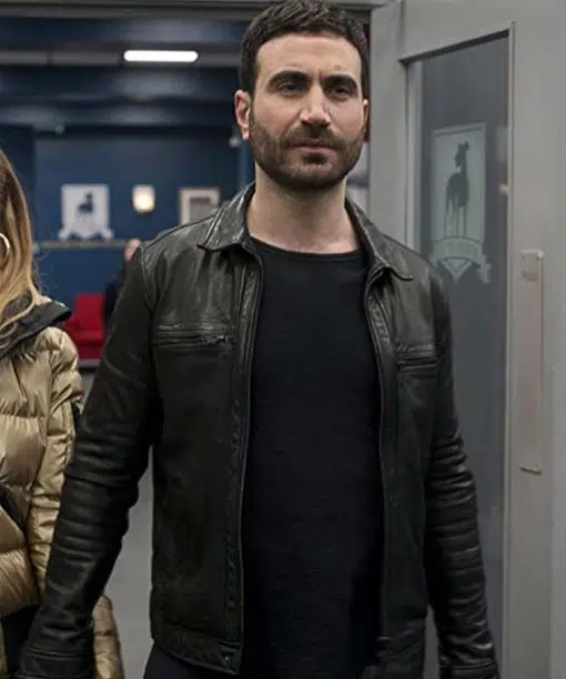 Brett Goldstein Ted Lasso S02 Roy Kent Leather Jacket Brett Goldstein Ted Lasso S02 Roy Kent Leather Jacket