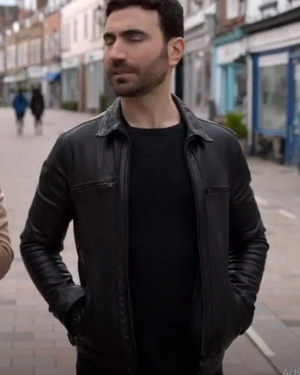 Brett Goldstein Ted Lasso S02 Roy Kent Leather Jacket Brett Goldstein Ted Lasso S02 Roy Kent Leather Jacket