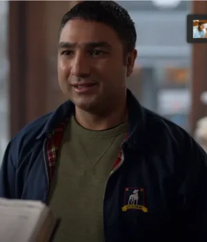  	Ted Lasso S2 Nate Nick Mohammed Blue Cotton Jacket