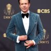  	Ted Lasso Jason Sudeikis Blue Velvet Blazer