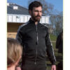  	Ted Lasso S2 Brett Goldstein Bomber Black Jacket