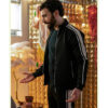  	Ted Lasso S2 Brett Goldstein Bomber Black Jacket