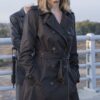  	Ally Walker Colony Long Trench Coat