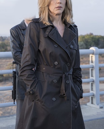 Ally Walker Colony Long Trench Coat Ally Walker Colony Long Trench Coat