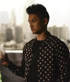  	Harry Shum Jr Shadowhunters Black Jacket