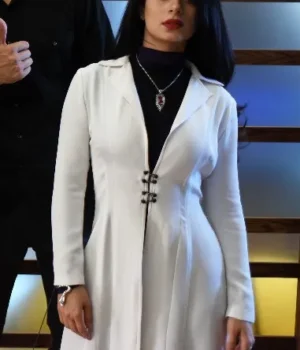  	Emeraude Toubia Shadowhunters White Coat
