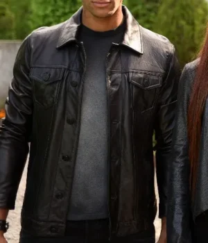  	Nykeem Provo Shadowhunters Black Leather Jacket
