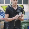  	Shadowhunters Dominic Sherwood Biker Leather Vest