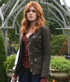  	Shadowhunters Clary Fray Four Pockets Cotton Jacket