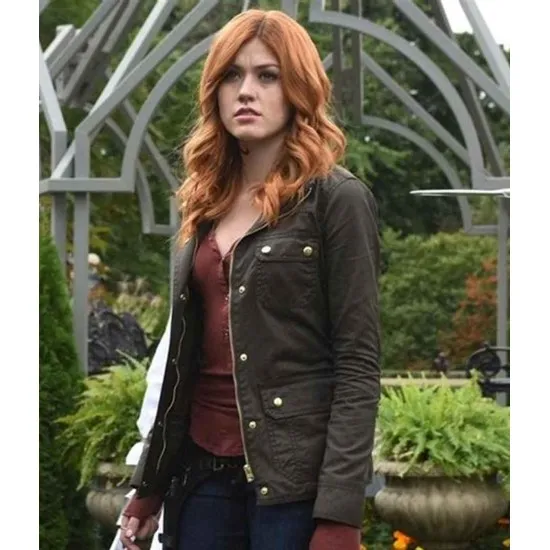 Shadowhunters Clary Fray Four Pockets Cotton Jacket | MK Jackets