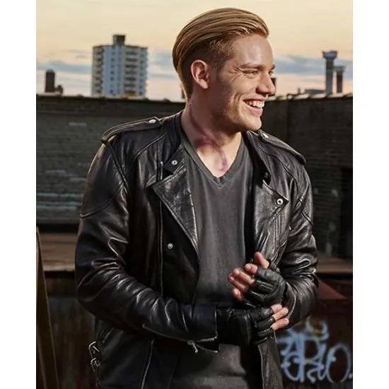 Shadowhunters S03 Jace Wayland Leather Jacket Shadowhunters S03 Jace Wayland Leather Jacket