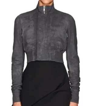  	Shadowhunters Clary Fray Cropped Bomber Jacket