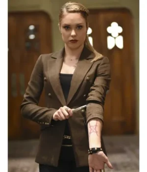  	Stephanie Bennett Shadowhunters Brown Blazer