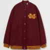  	Fate The Winx Saga S02 Aisha Burgundy Varsity Jacket