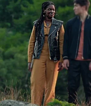  	Fate The Winx Saga S2 Aisha Black Leather Vest