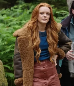  	Fate The Winx Saga S02 Bloom Peters Shearling Coat