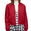  	Fate The Winx Saga Musa Bomber Red Jacket