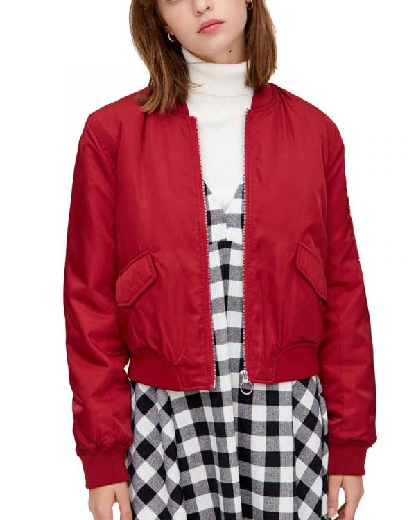Fate The Winx Saga Musa Bomber Red Jacket Fate The Winx Saga Musa Bomber Red Jacket