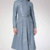  	Fate The Winx Saga Farah Dowling Regent Gray Leather Coat