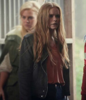  	Fate The Winx Saga Abigail Cowen Black Leather Jacket