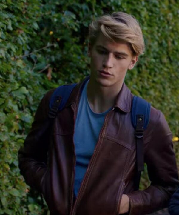 Danny Griffin Fate The Winx Saga Sky Brown Zip Up Jacket Danny Griffin Fate The Winx Saga Sky Brown Zip Up Jacket