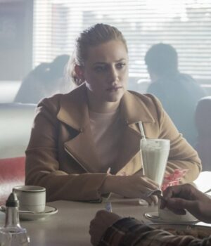  	Lili Reinhart Riverdale Brown Wool Coat