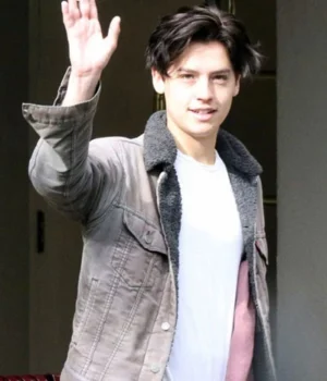  	Cole Sprouse Riverdale Grey Denim Jacket
