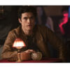  	Riverdale S3 Charles Melton Brown Cafe Racer Leather Jacket