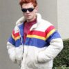  	Riverdale Archie Andrews White Puffer Jacket