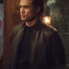  	Riverdale S5 Reggie Mantle Cafe Racer Black Leather Jacket
